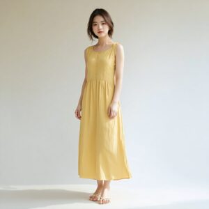 Yellow Basic Dress